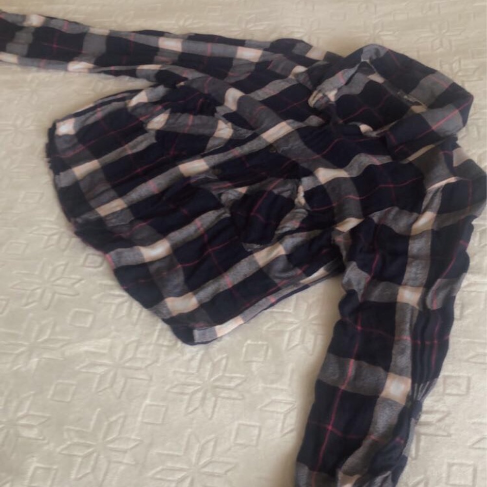 Charlotte Russe Cropped Flannel